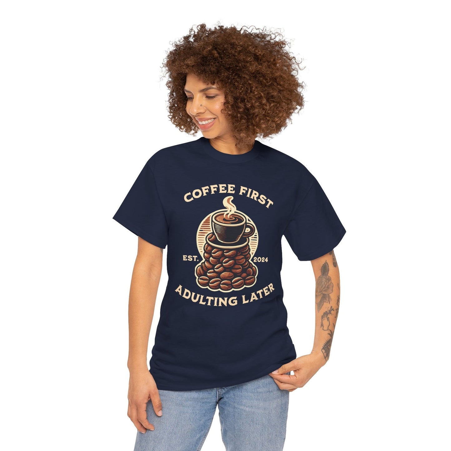 ORANGE AMERICANO - Coffee (Basic Tee)