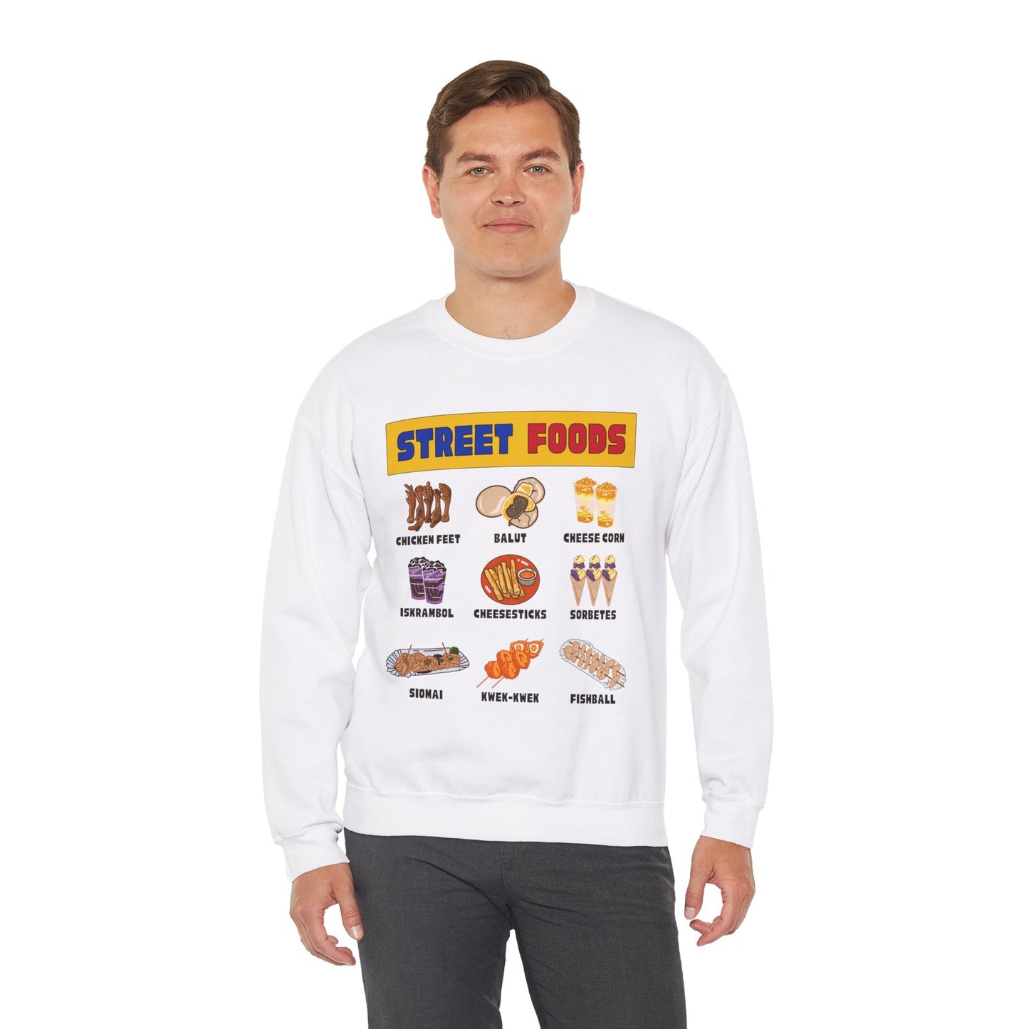 PINOY STREET FOODS  2 - Filipino Food (Sweatshirt)
