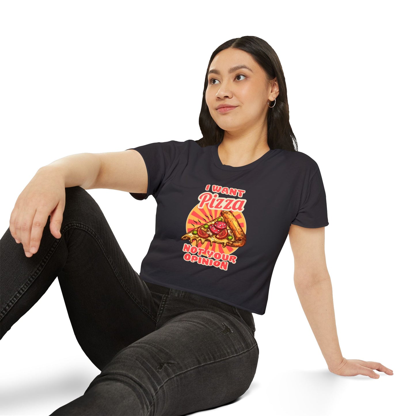 BBQ CHICKEN - Pizza (Crop Top)