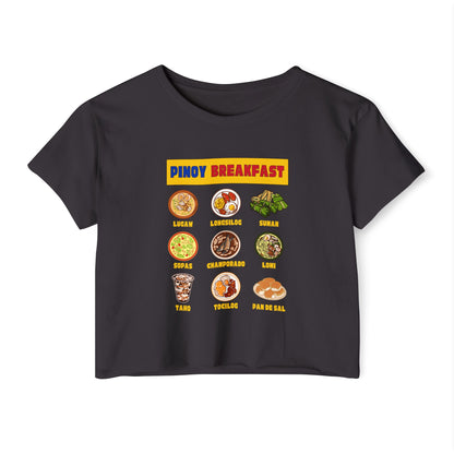 PINOY BREAKFAST - Filipino Food (Crop Top)