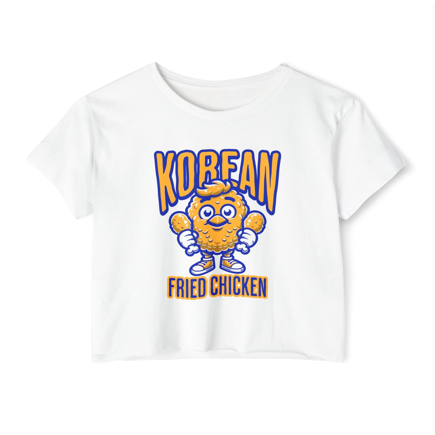 KOREAN FRIED CHICKEN - Korean Food (Crop Top)