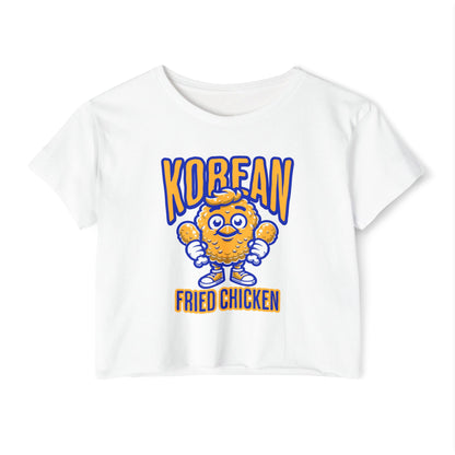 KOREAN FRIED CHICKEN - Korean Food (Crop Top)