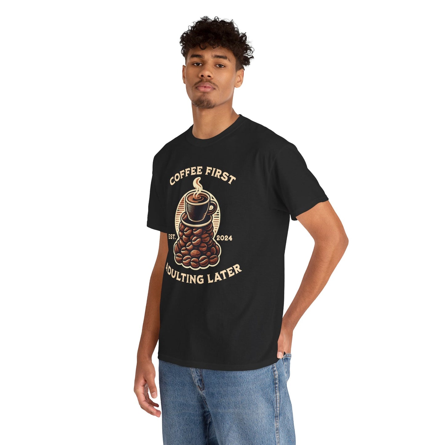 ORANGE AMERICANO - Coffee (Basic Tee)