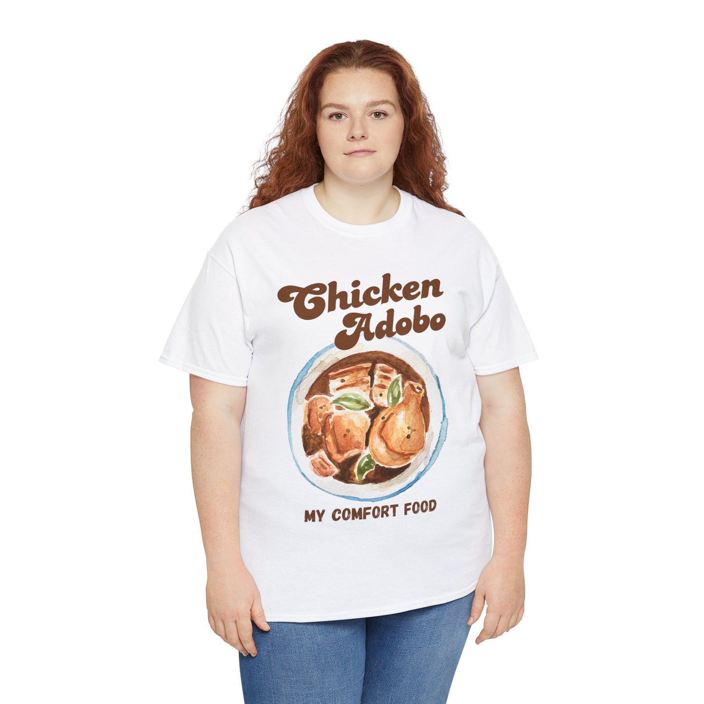 CHICKEN ADOBO 1 - Filipino Food (Basic Tee)