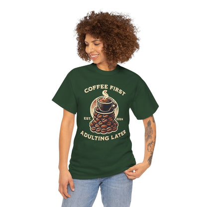 ORANGE AMERICANO - Coffee (Basic Tee)