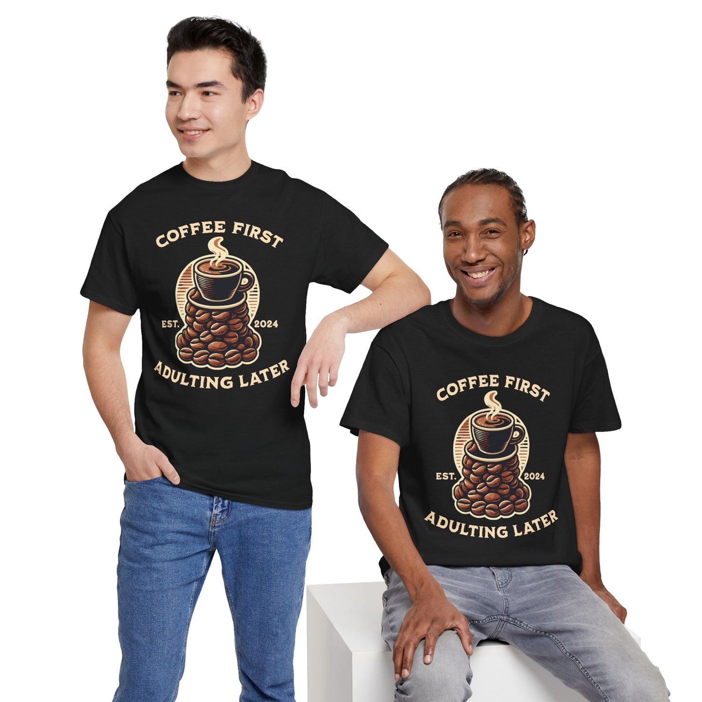 ORANGE AMERICANO - Coffee (Basic Tee)