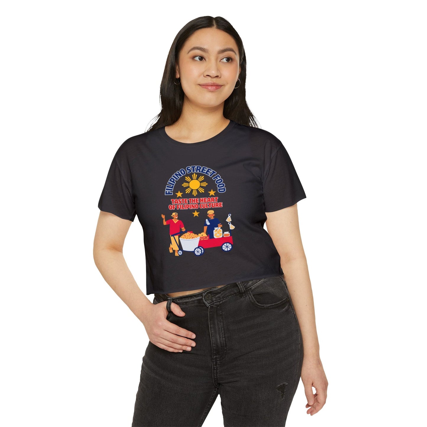 ADOBONG MANI - Filipino Food (Crop Top)