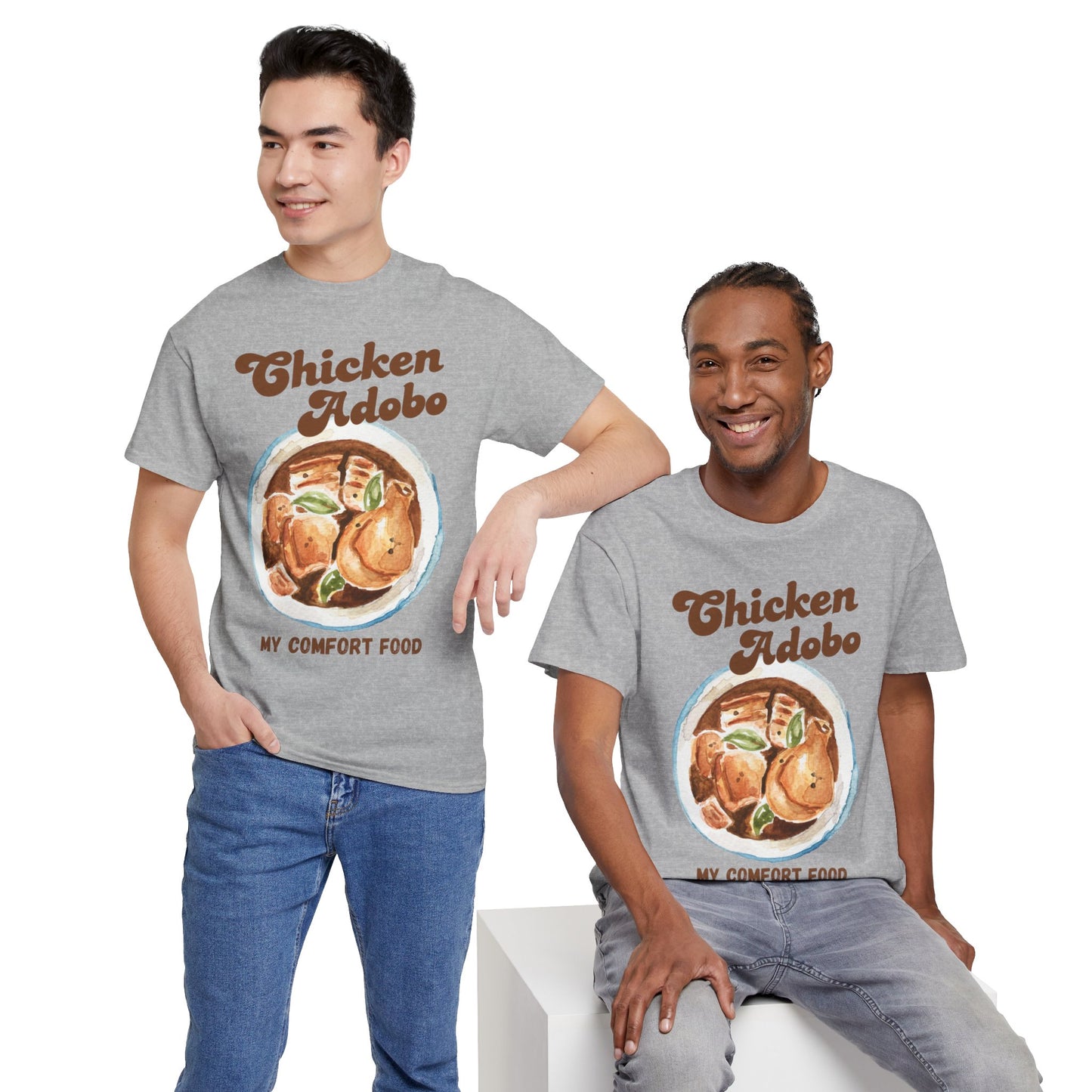 CHICKEN ADOBO 1 - Filipino Food (Basic Tee)