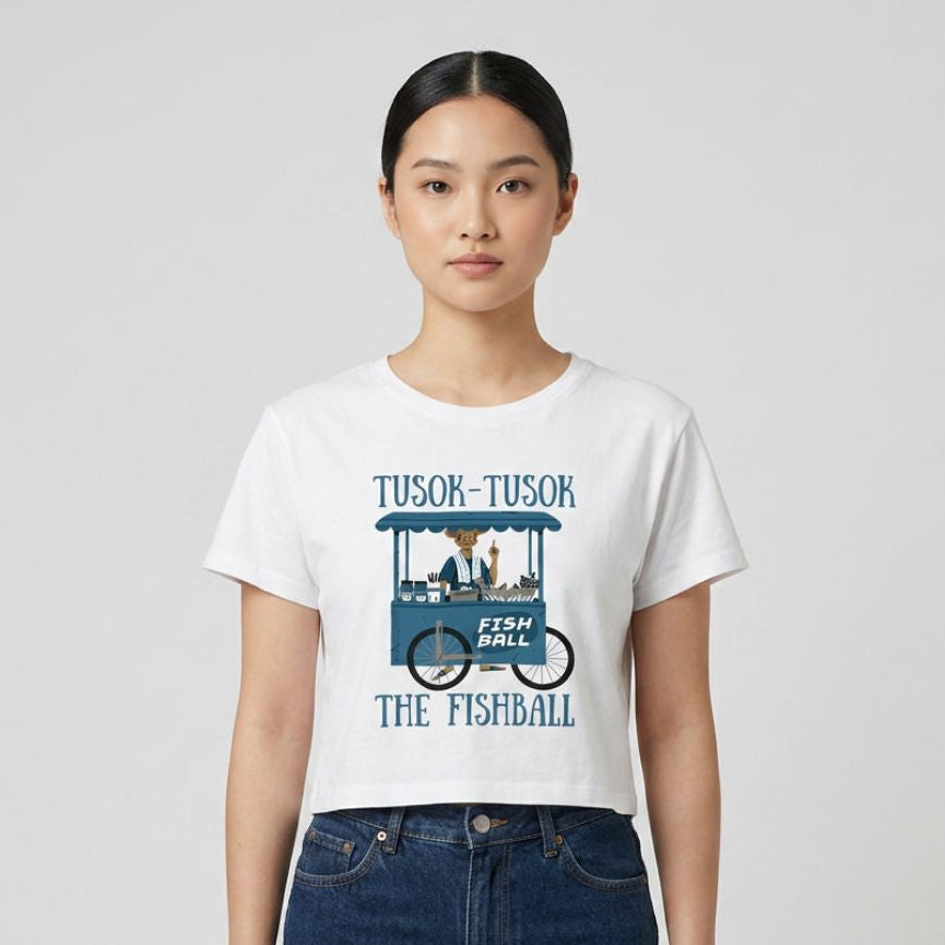 FISHBALL 1 - Filipino Food (Crop Top)