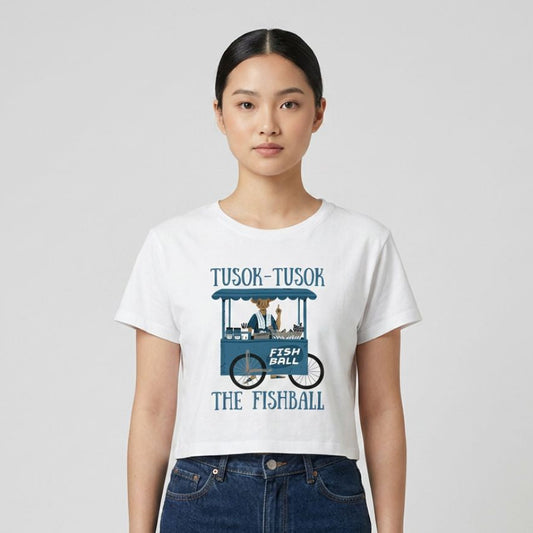 FISHBALL 1 - Filipino Food (Crop Top)