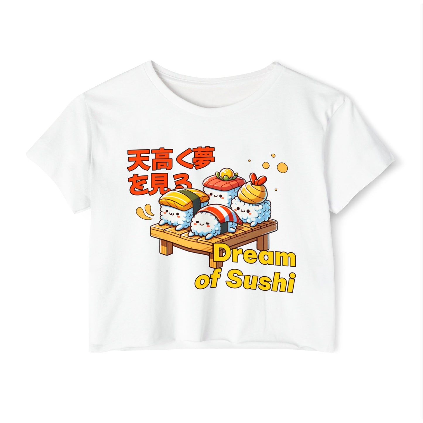 DRAGON ROLL - Japanese Food (Crop Top)
