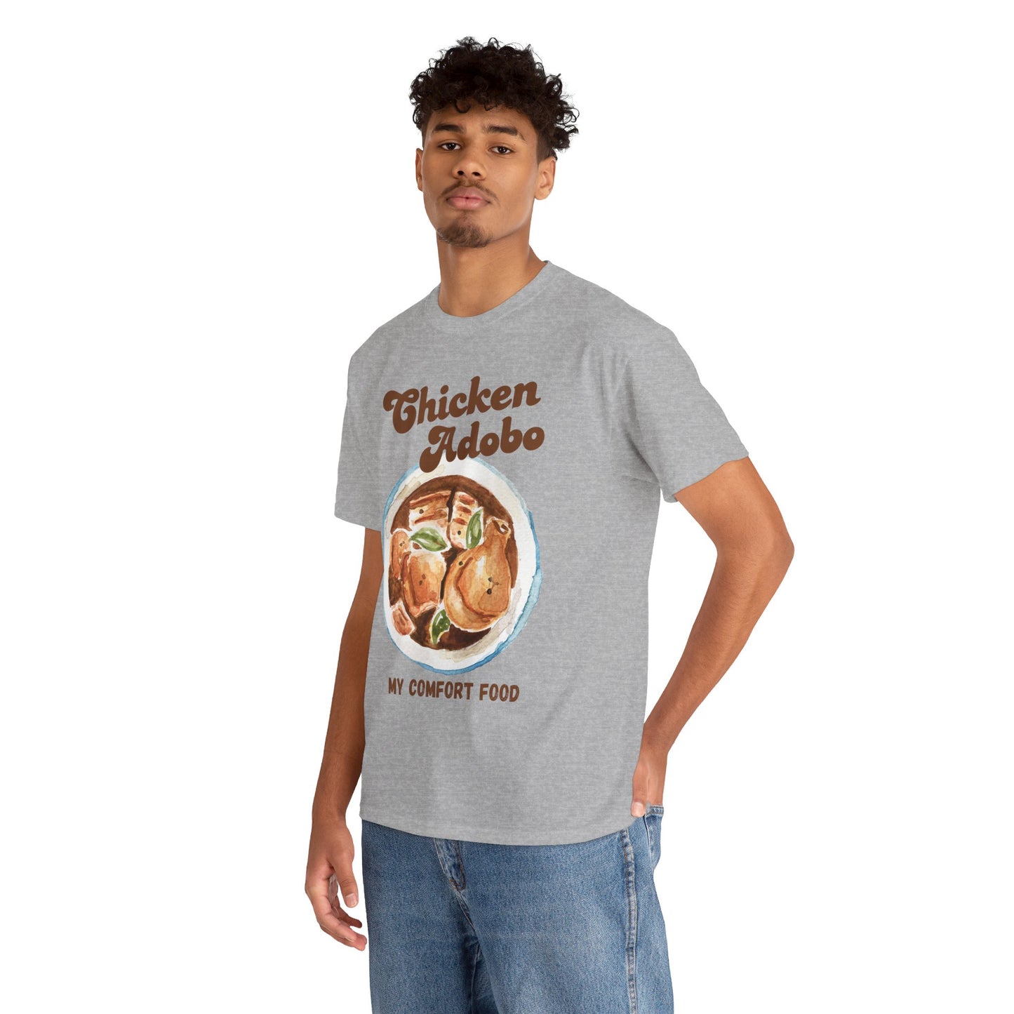 CHICKEN ADOBO 1 - Filipino Food (Basic Tee)