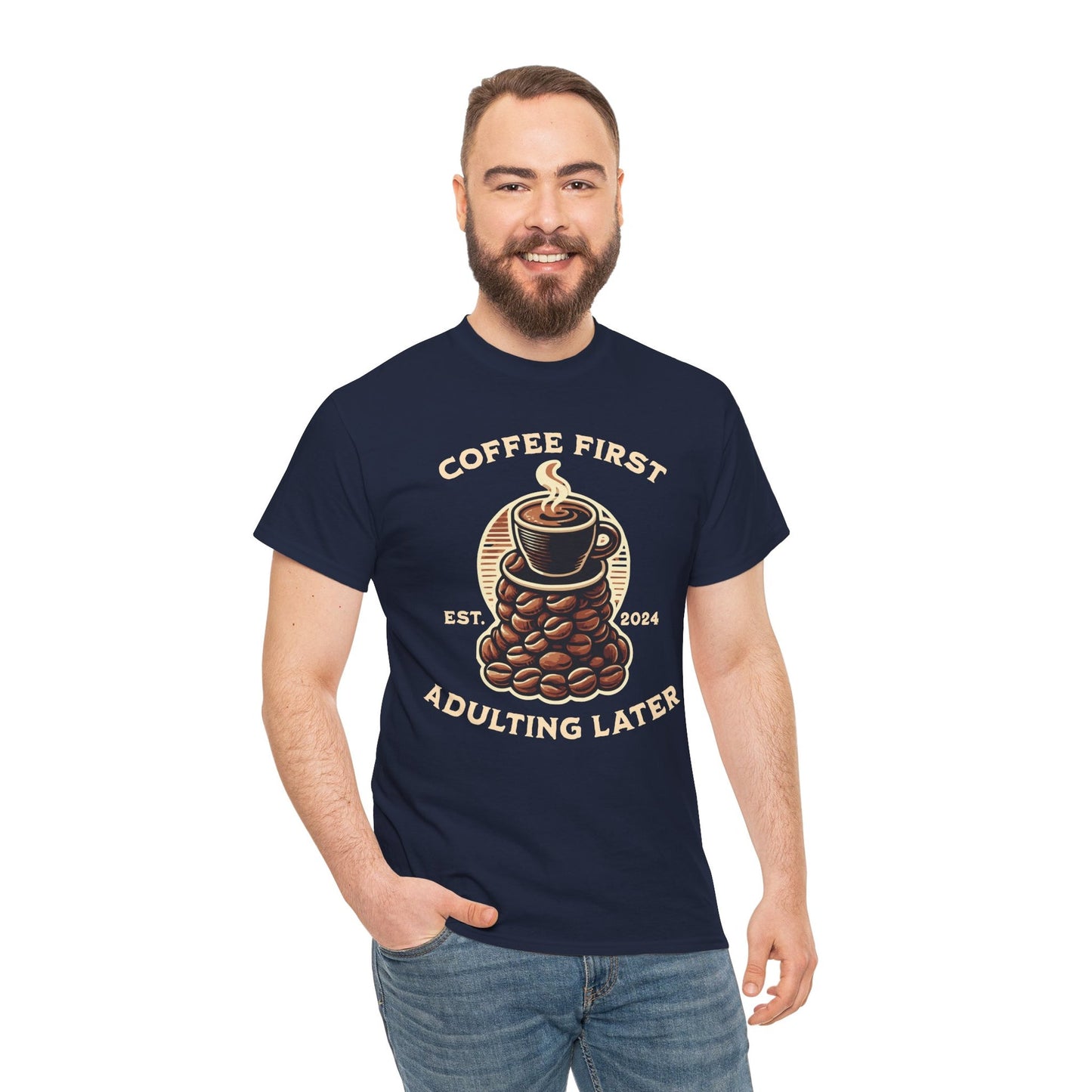 ORANGE AMERICANO - Coffee (Basic Tee)
