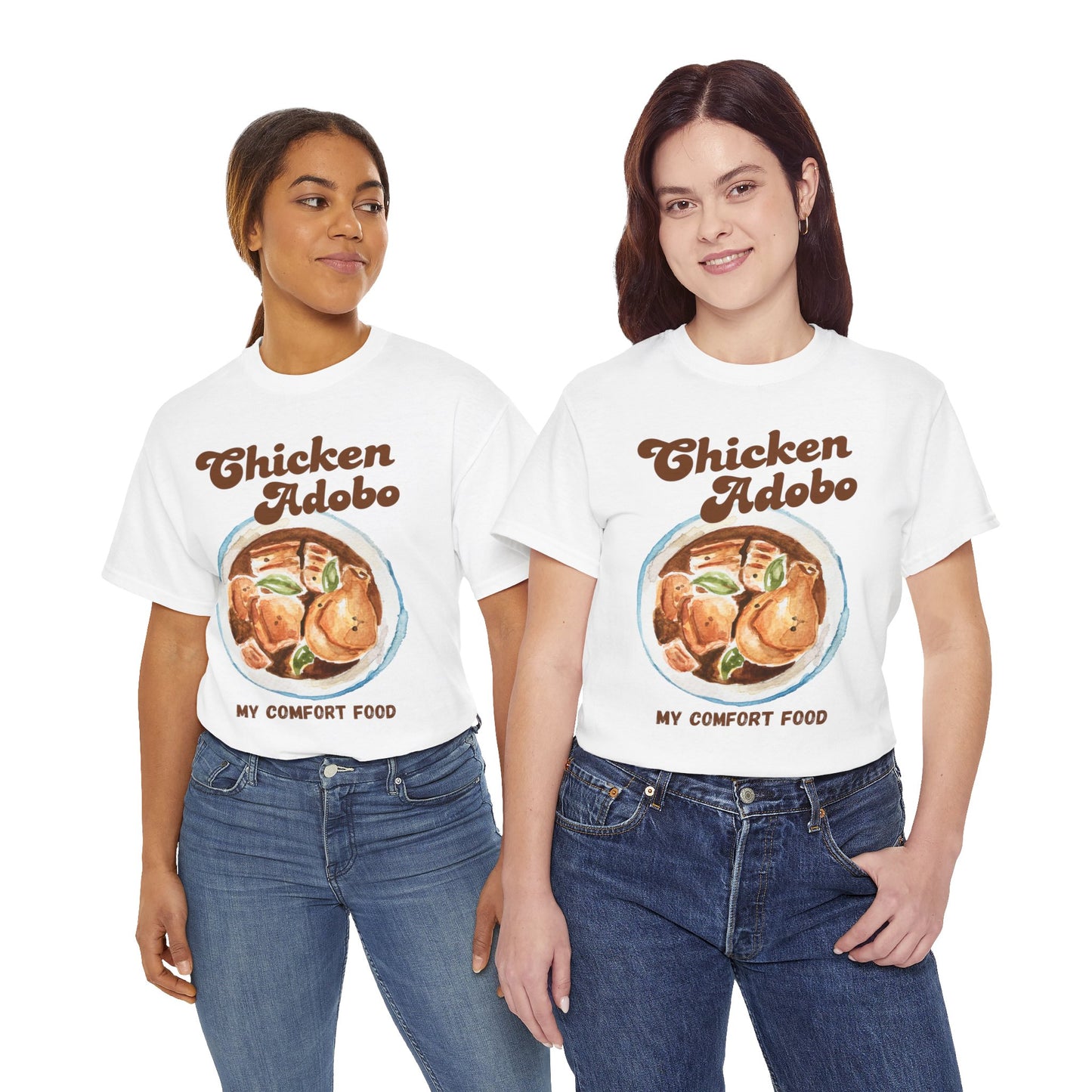 CHICKEN ADOBO 1 - Filipino Food (Basic Tee)