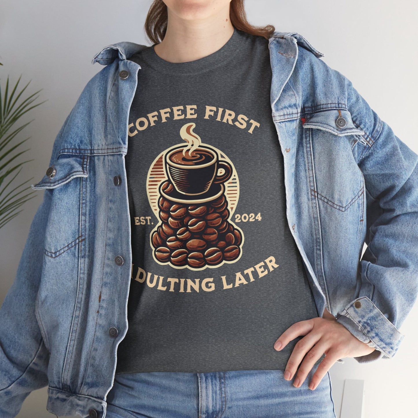 ORANGE AMERICANO - Coffee (Basic Tee)