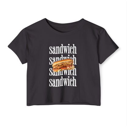 CHEESESTEAK SANDWICH - Bread (Crop Top)