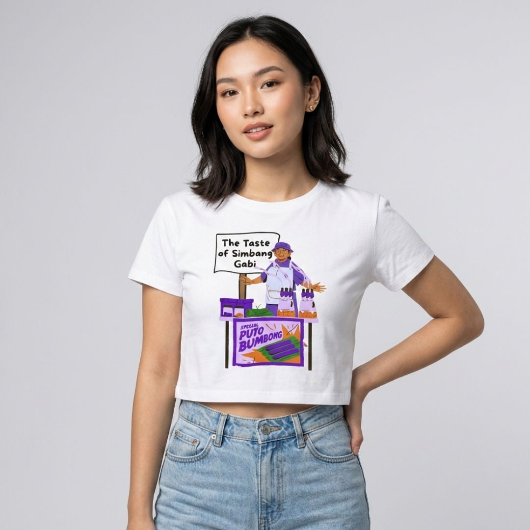 PUTO BUMBONG 2 - Filipino Food (Crop Top)