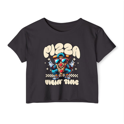 APPLE & CHEDDAR - Pizza (Crop Top) - YUMMIFY