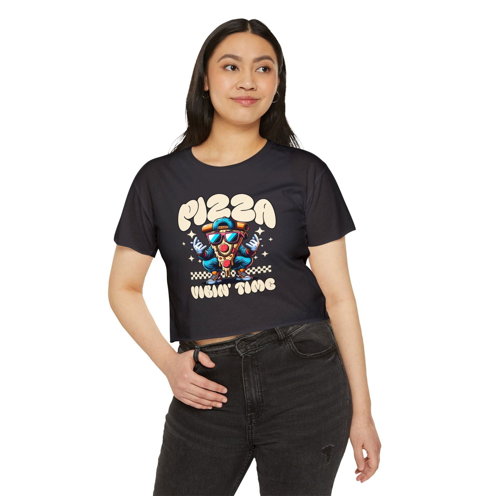 APPLE & CHEDDAR - Pizza (Crop Top) - YUMMIFY