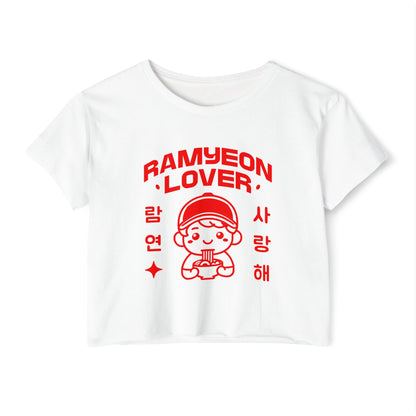RA-MYOEN - Korean Food (Crop Top)