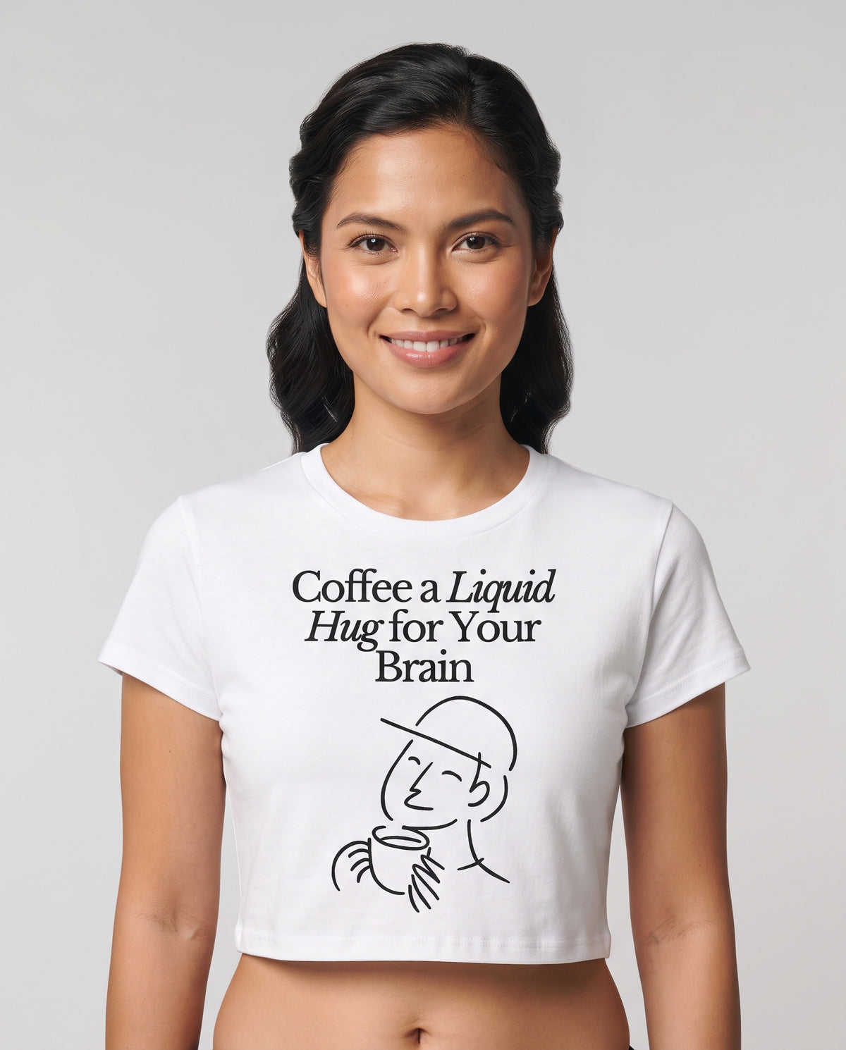 SIP SOCIETY - Coffee (Crop Top)