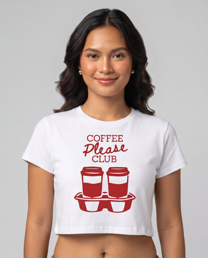 COFFEE PLEASE - Coffee (Crop Top)
