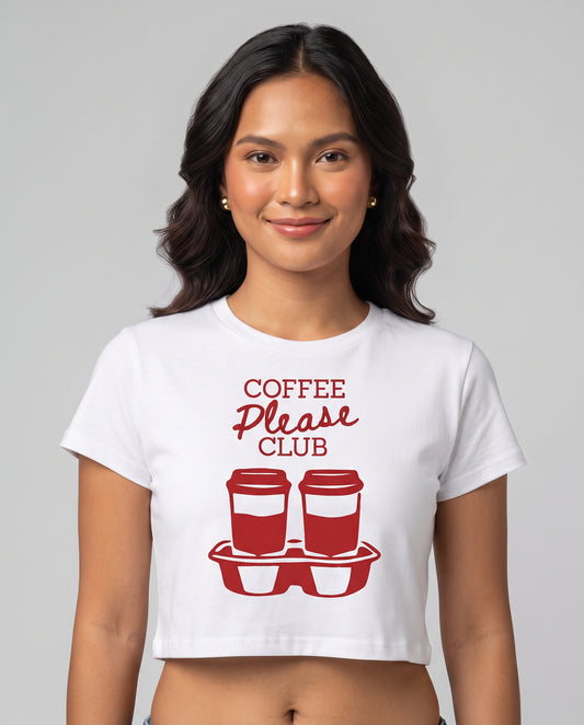 COFFEE PLEASE - Coffee (Crop Top)