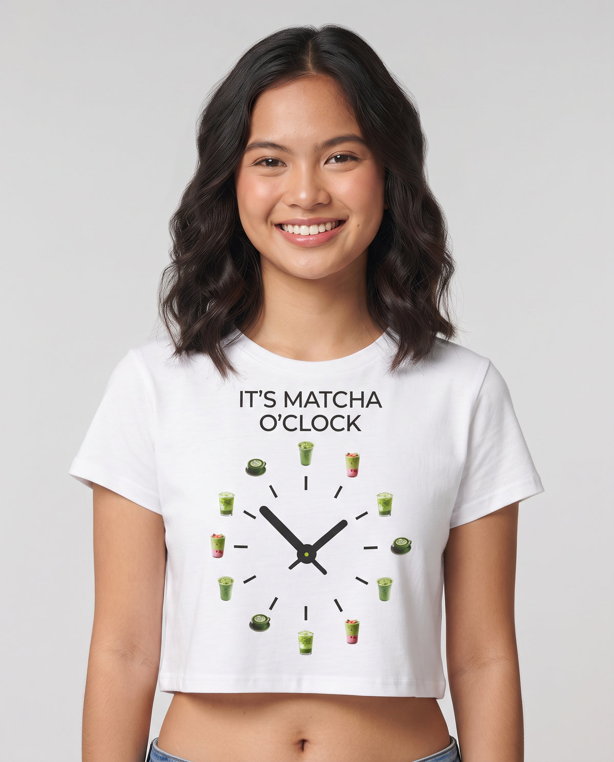MATCHA O'CLOCK - Drinks (Crop Top)