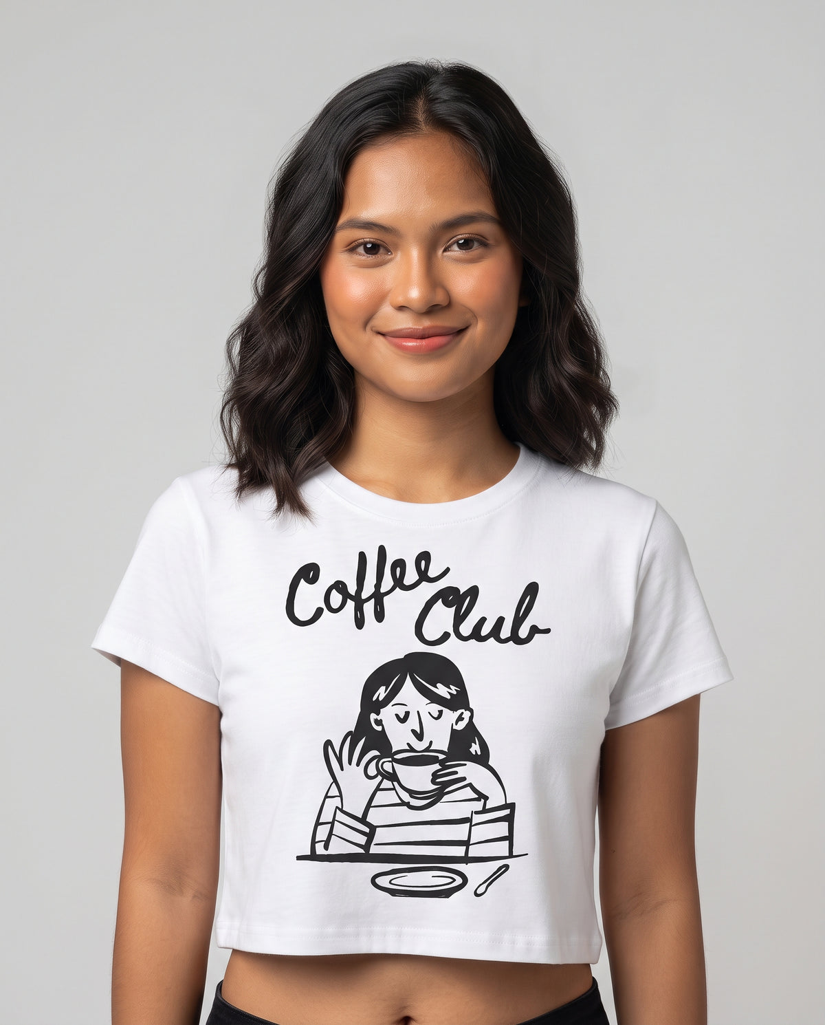 KAPE CORE - Coffee (Crop Top)