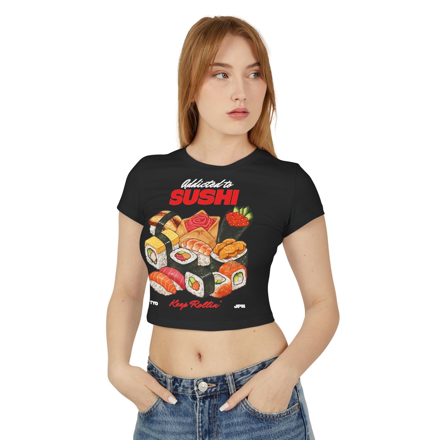 NINJA BITE MAKI - Japanese Food (Crop Top)