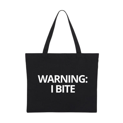 WARNING: I BITE - Foodie (Tote Bag)