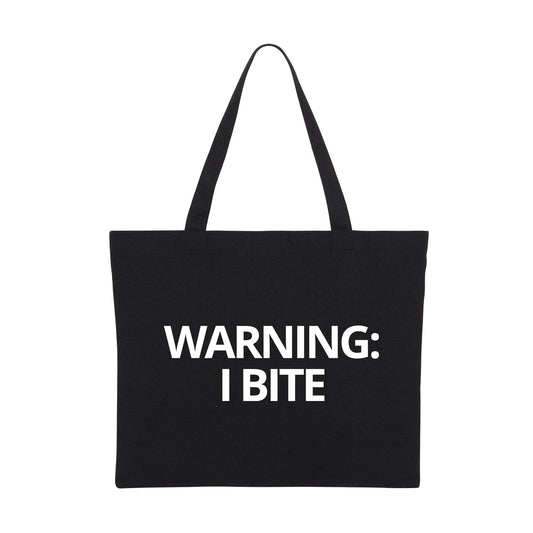 WARNING: I BITE - Foodie (Tote Bag)