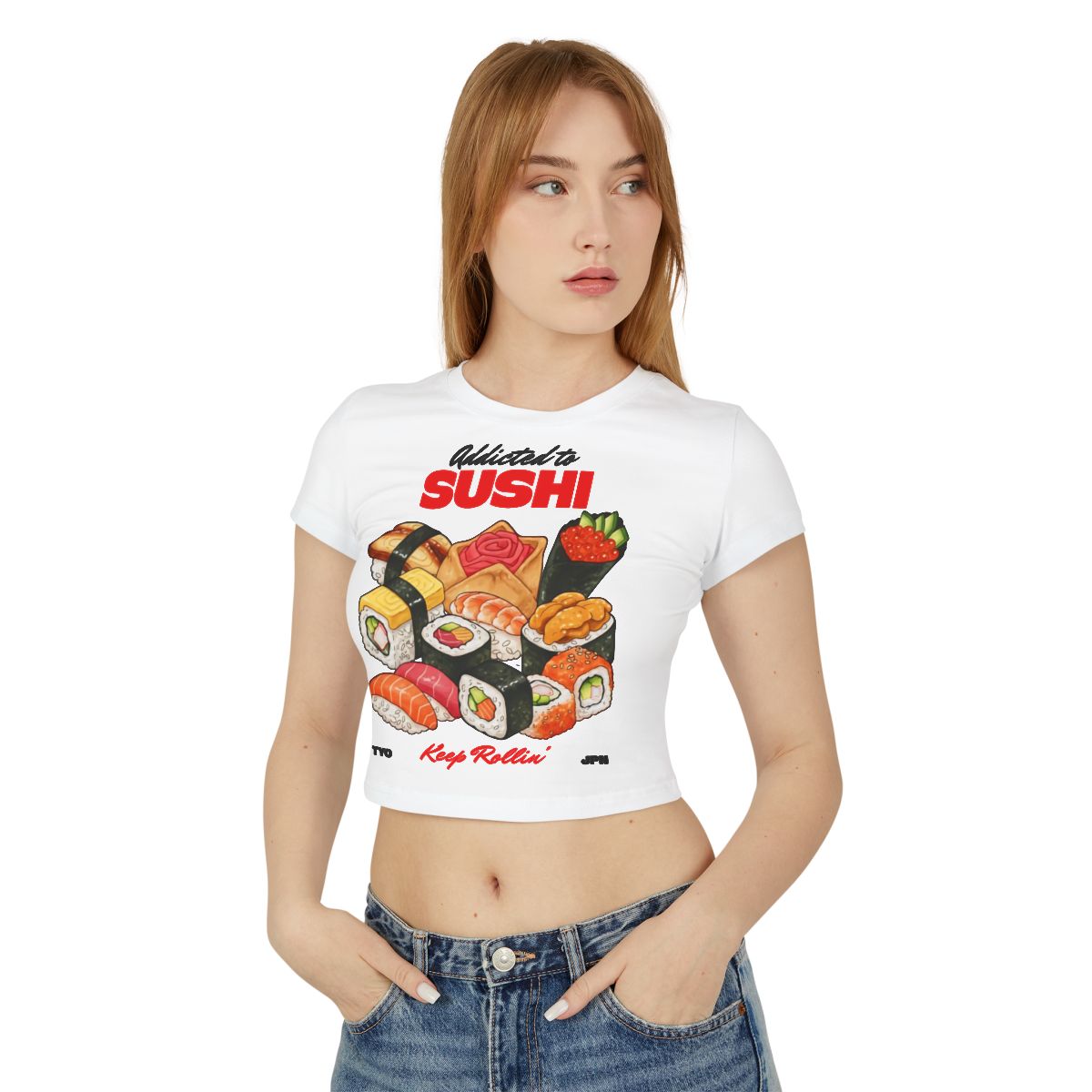 NINJA BITE MAKI - Japanese Food (Crop Top)