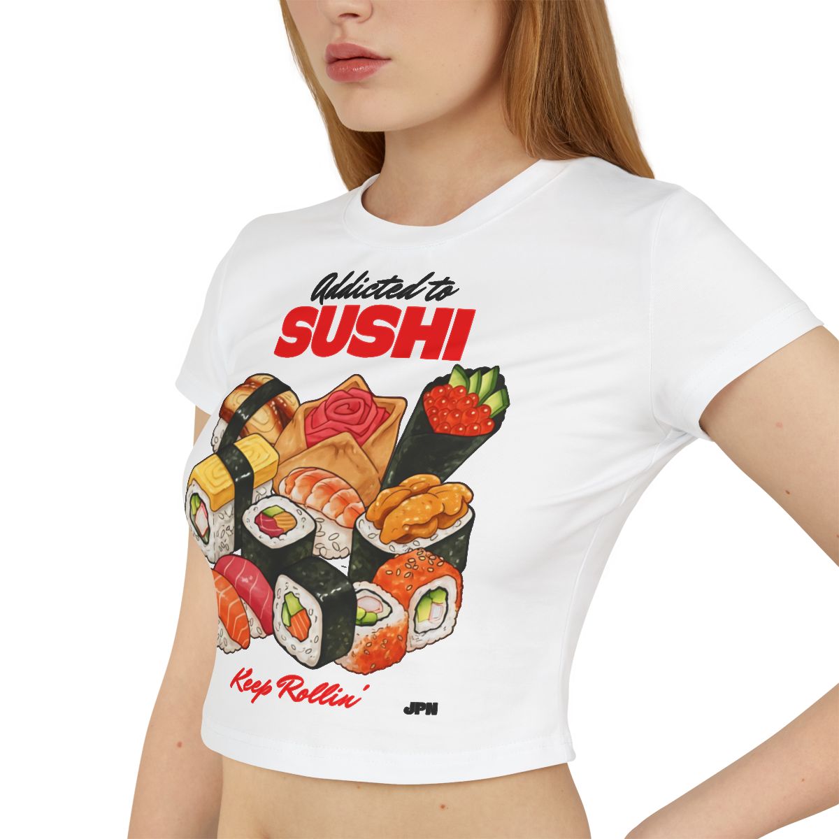 NINJA BITE MAKI - Japanese Food (Crop Top)