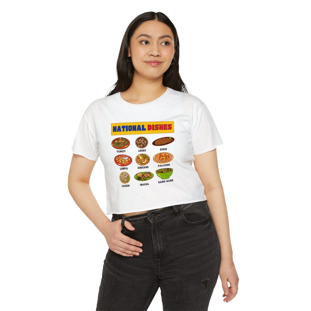 NATIONAL DISHES - Filipino Food (Crop Top)