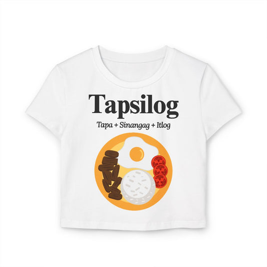 TAPSILOG 3 - Filipino Food (Crop Top)