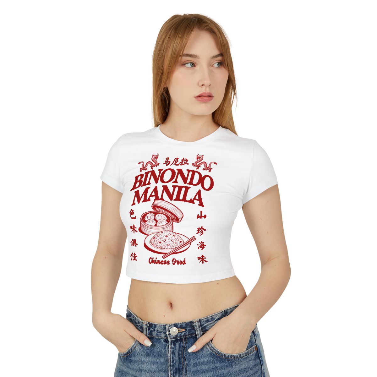 BINONDO FOOD CRAWL 7 (Fil-Chi Collection) - Filipino Food (Crop Top)