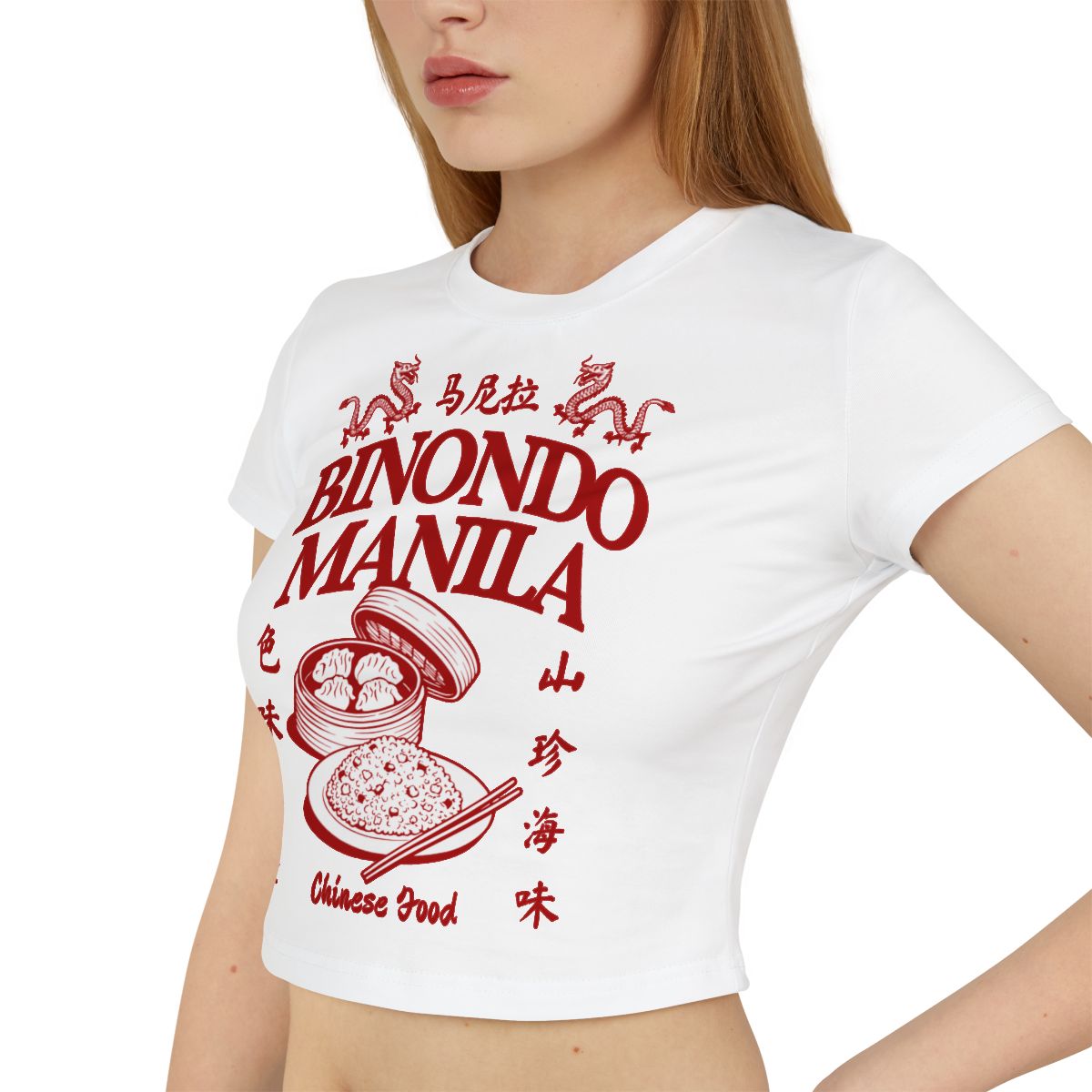 BINONDO FOOD CRAWL 7 (Fil-Chi Collection) - Filipino Food (Crop Top)