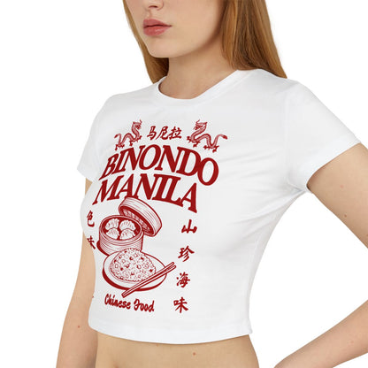 BINONDO FOOD CRAWL 7 (Fil-Chi Collection) - Filipino Food (Crop Top)
