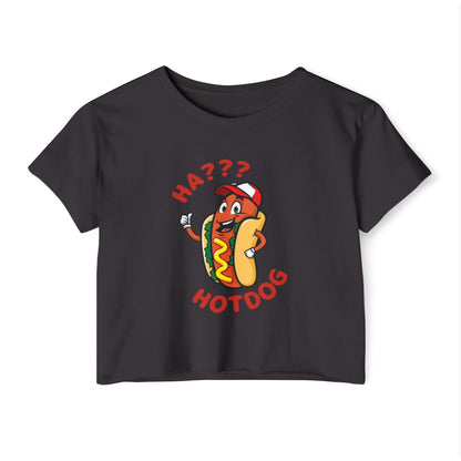 OVERLOAD CHEESE HOTDOG - Filipino Food (Crop Top)