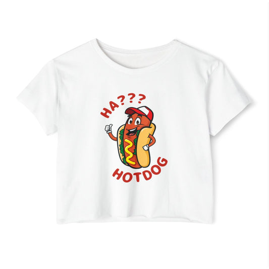 OVERLOAD CHEESE HOTDOG - Filipino Food (Crop Top)