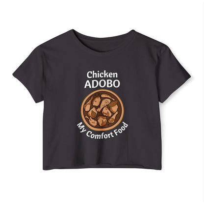 CHICKEN ADOBO 2 - Filipino Food (Crop Top)