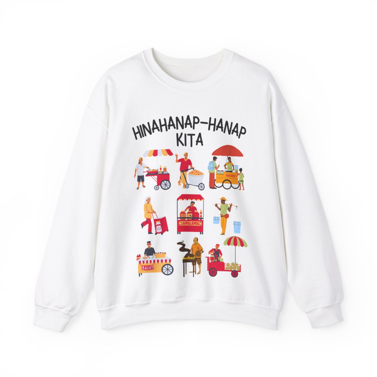 PINOY STREET FOODS 1 - Filipino Food (Sweatshirt)