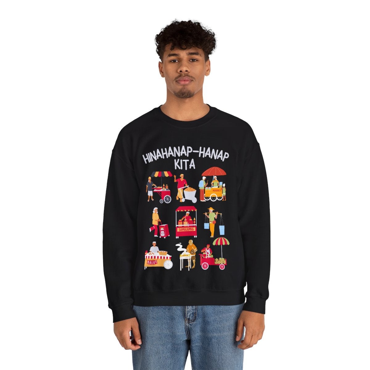 PINOY STREET FOODS 1 - Filipino Food (Sweatshirt)