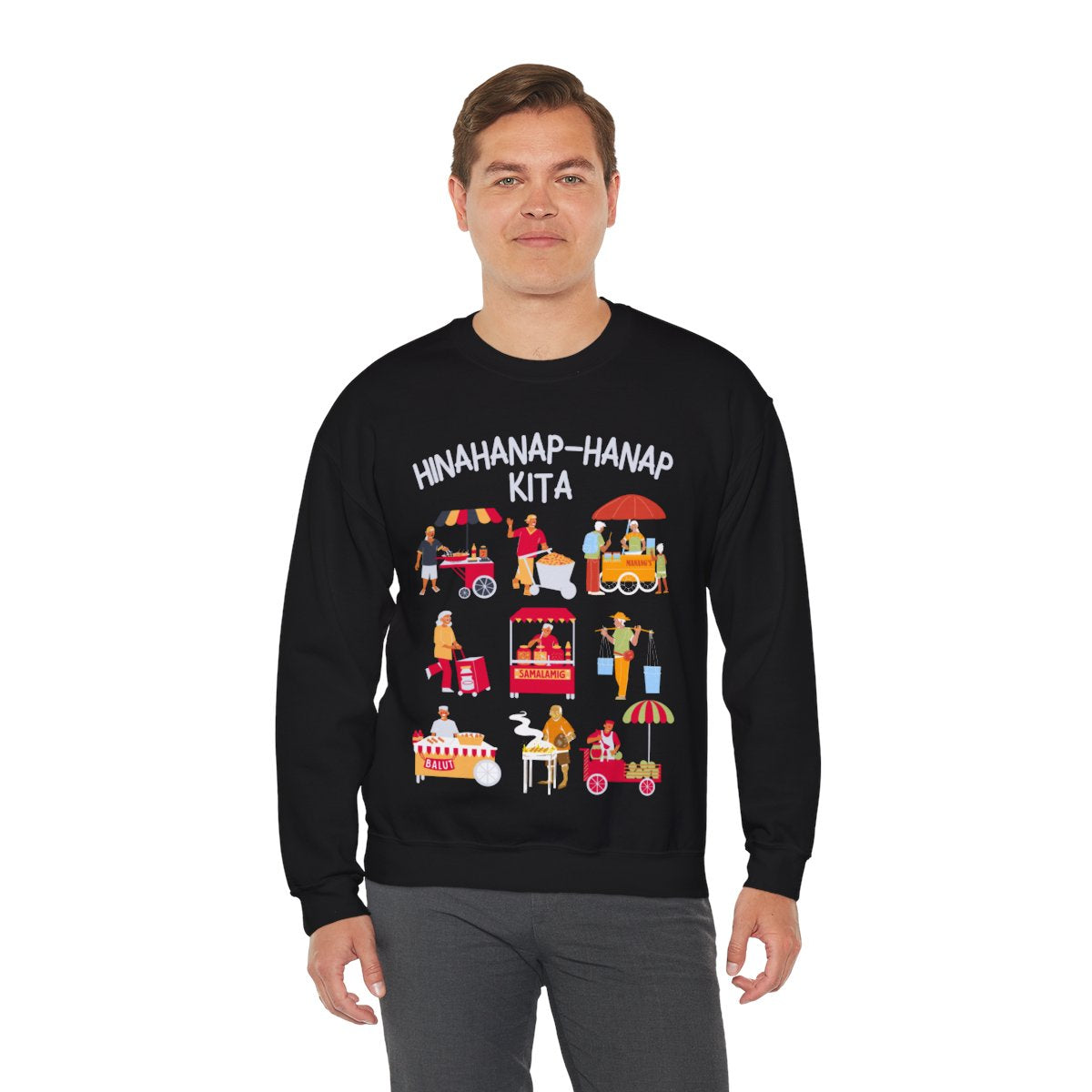 PINOY STREET FOODS 1 - Filipino Food (Sweatshirt)