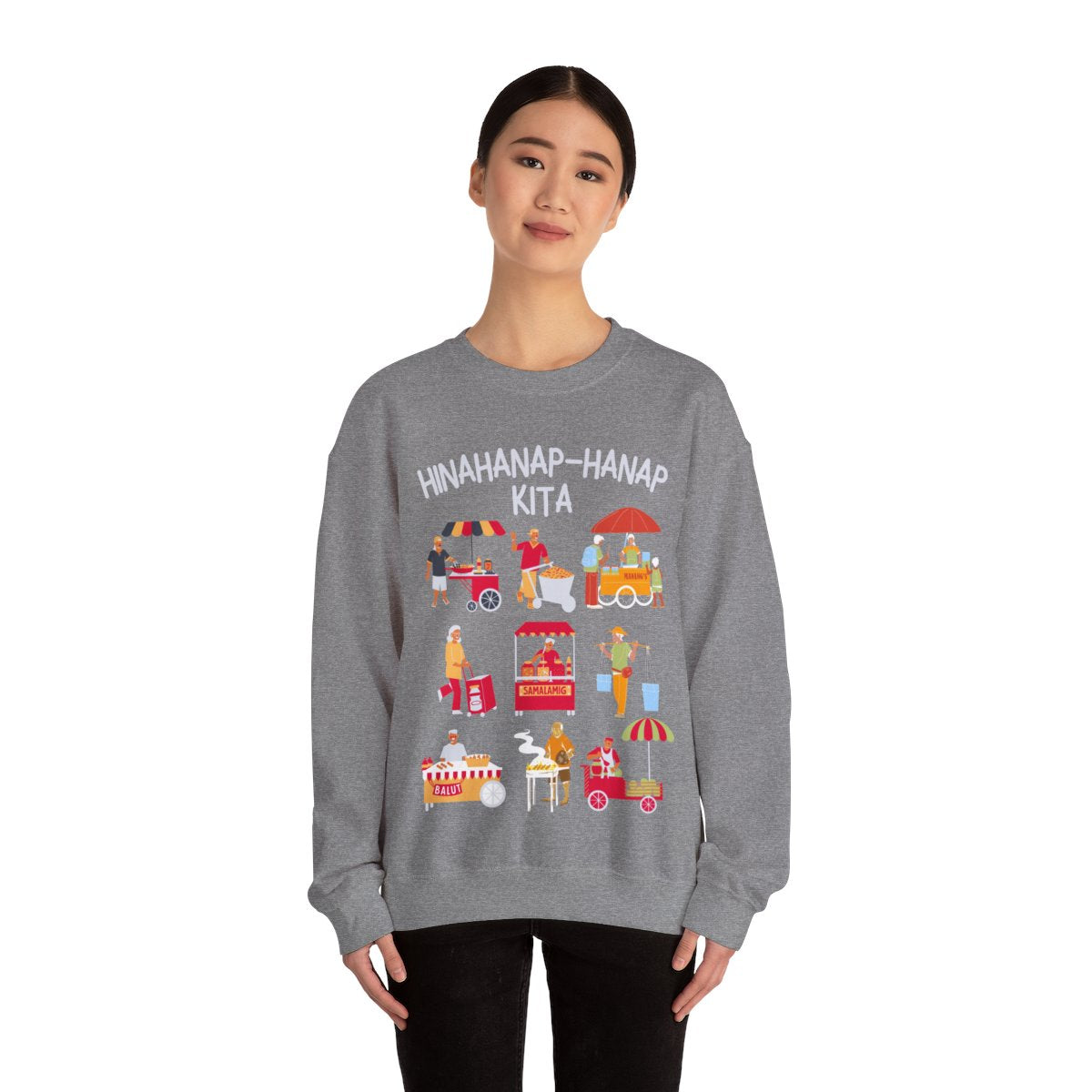 PINOY STREET FOODS 1 - Filipino Food (Sweatshirt)