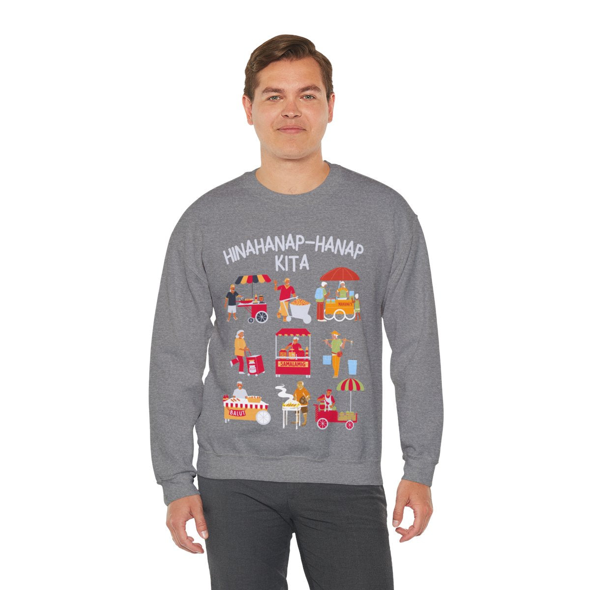 PINOY STREET FOODS 1 - Filipino Food (Sweatshirt)