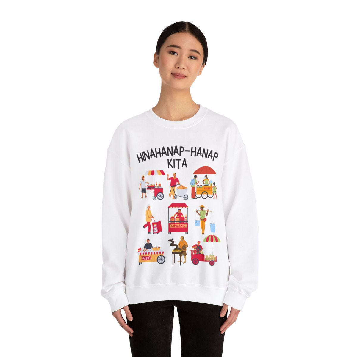 PINOY STREET FOODS 1 - Filipino Food (Sweatshirt)