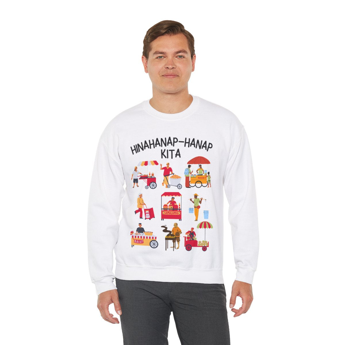 PINOY STREET FOODS 1 - Filipino Food (Sweatshirt)