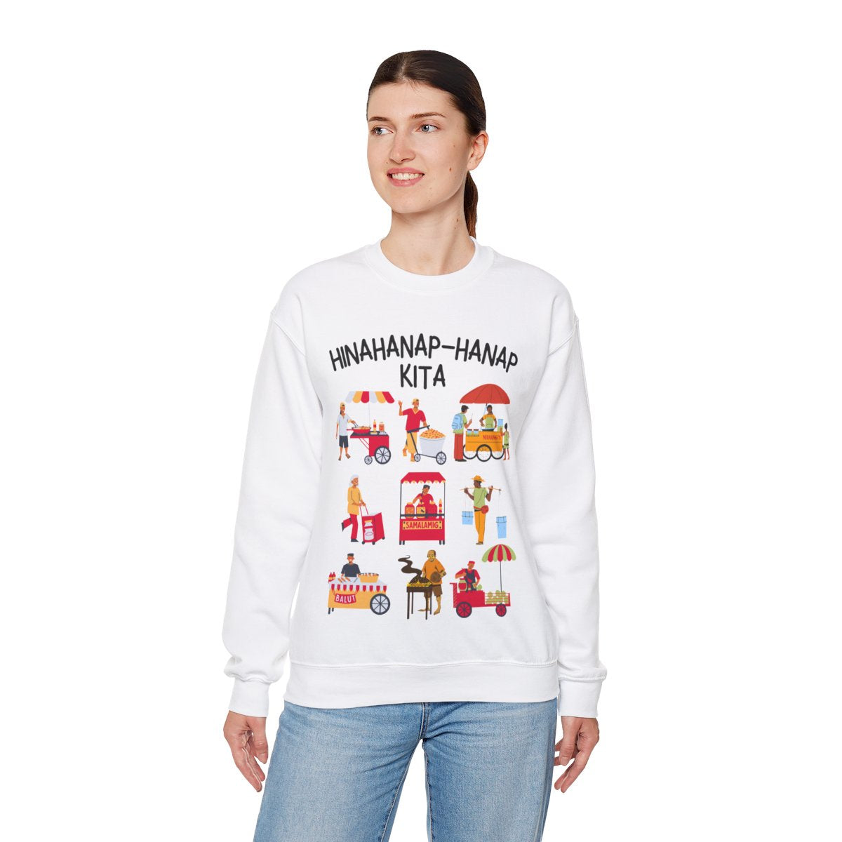 PINOY STREET FOODS 1 - Filipino Food (Sweatshirt)